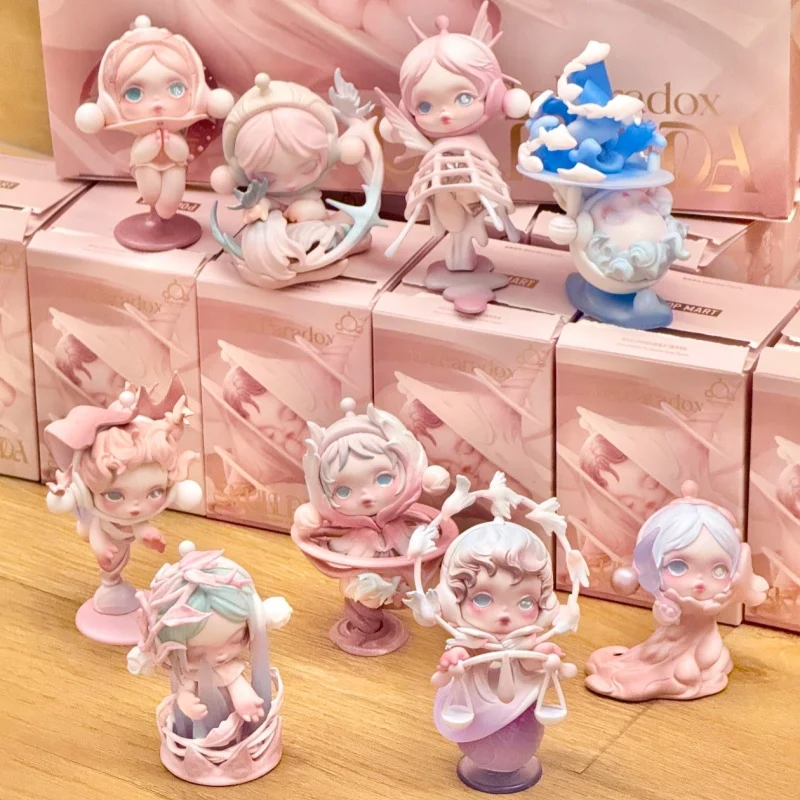 

Genuine Popmart Skullpanda The Paradox Series Blind Box Cute Doll Trendy Toy Desktop Ornament Holiday Gift Model Garage Kit