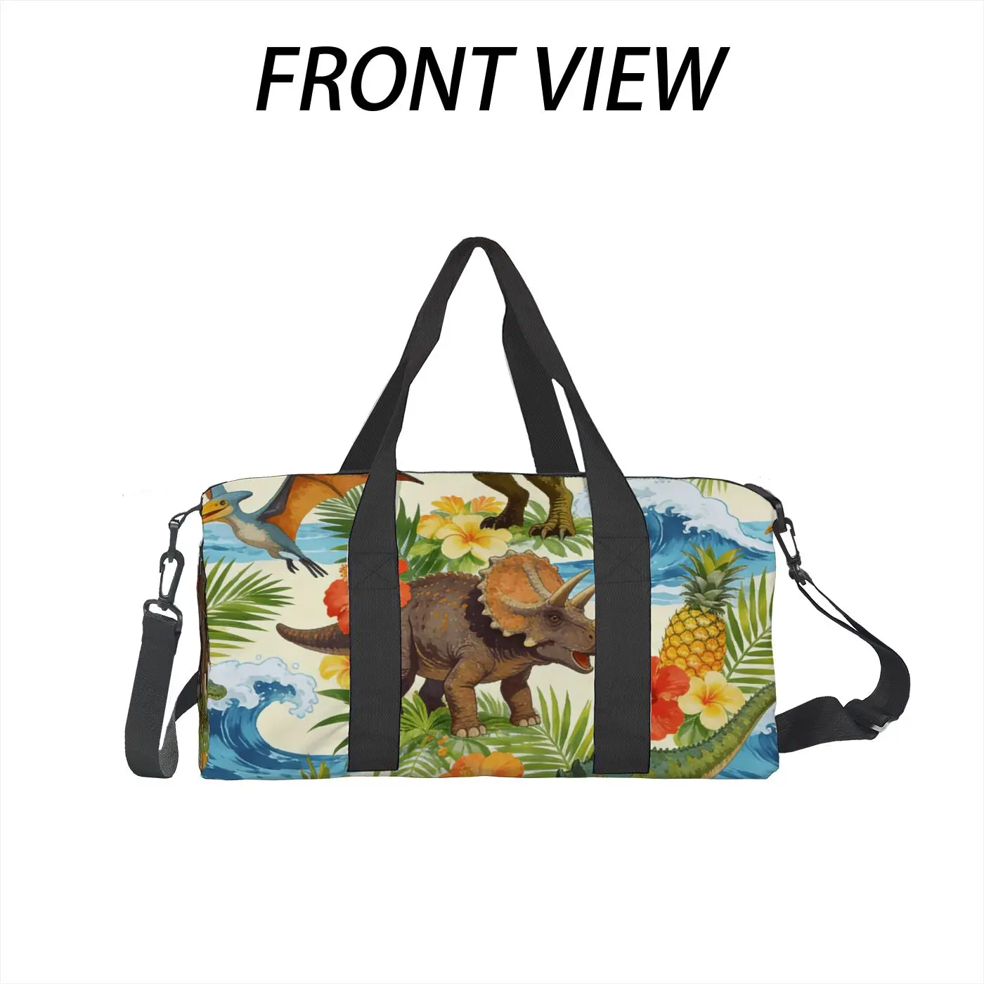 

Dinosaur pattern Tote Bag, Luggage Bag, Gym Bag, Shoulder Bag, High-Quality, Large Capacity, Fashionable Gift, Casual Travel