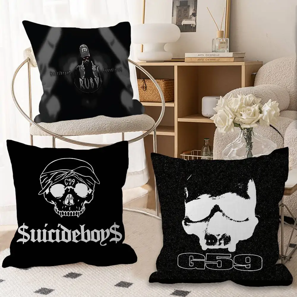 Hip Hop Suicideboys G59S Cushion Cover Decorative Pillow Sofa Home Decor case pillow cases