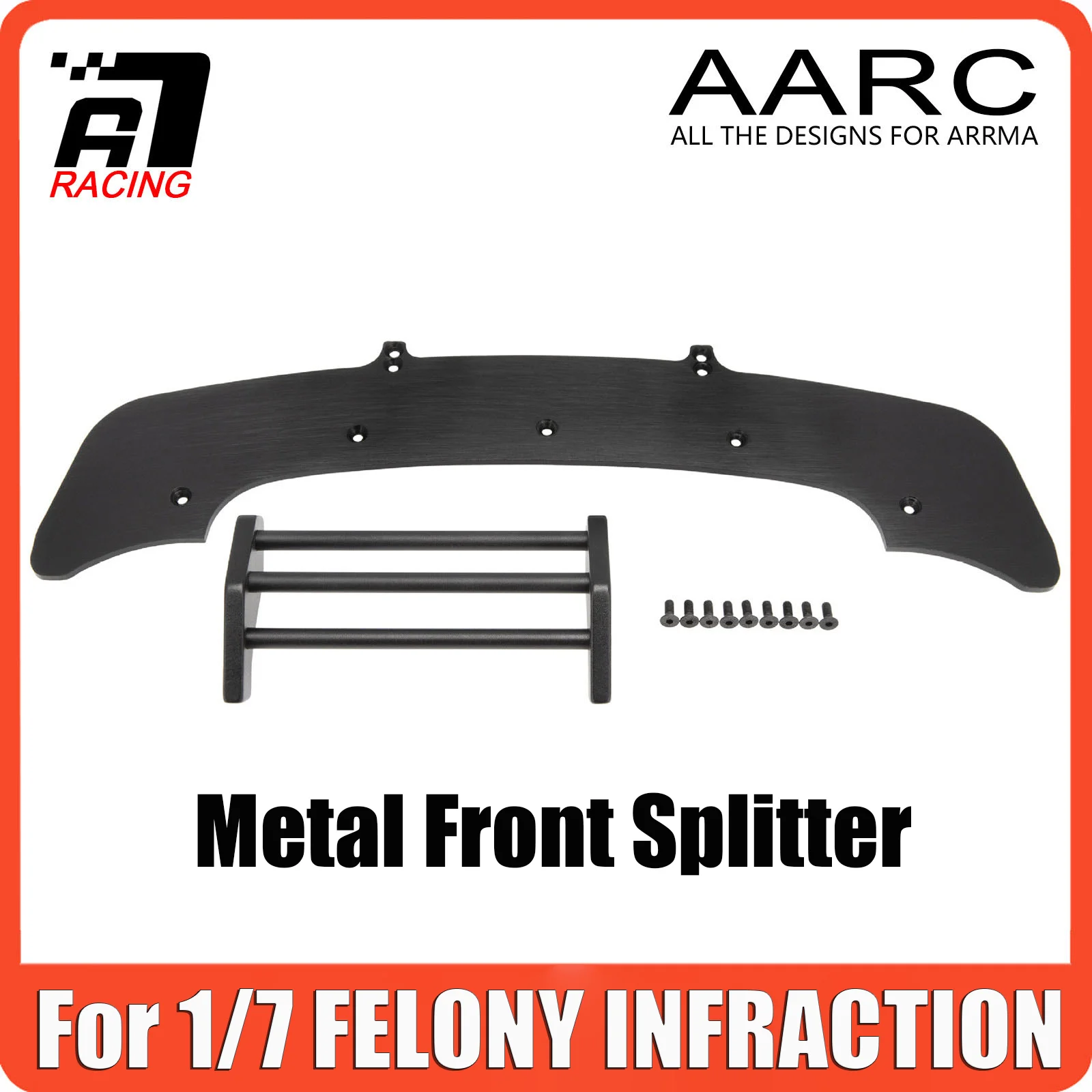 1/7 RC Truck Metal Simulation Front Splitter for 1/7 ARRMA FELONY INFRACTION RC Truck RC Car
