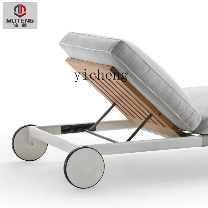 DSA  outdoor bed patio balcony terrace swimming pool leisure folding rattan lounger beach bed outdoor