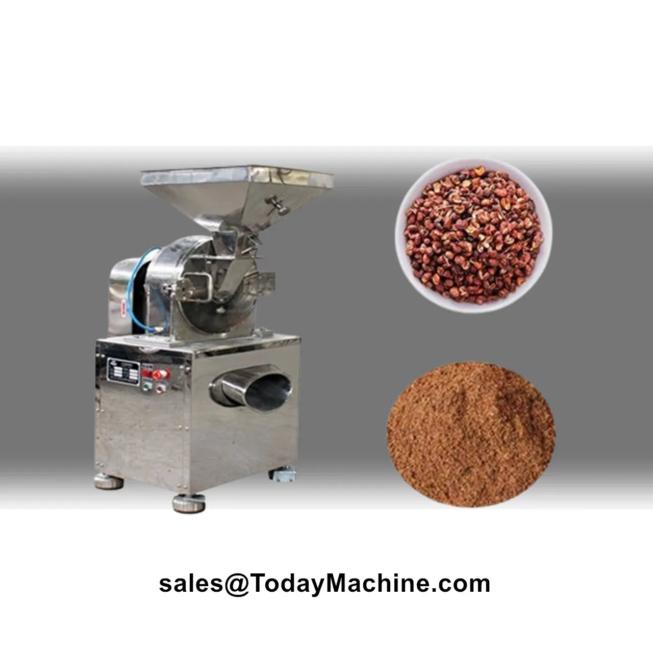 Automatic Multifunctional Food Crusher Pulverizer Machine for Chili Corn Spice Grain