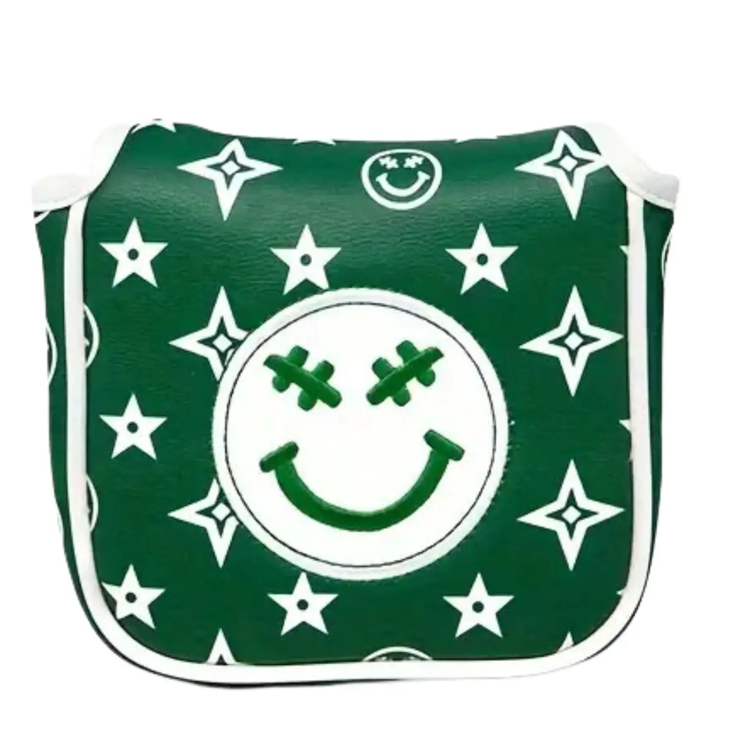 

Funny PU Leather Embroidered Golf Putter Cover - Premium Golf Club Protector Essential Golf Accessories for Men&Women