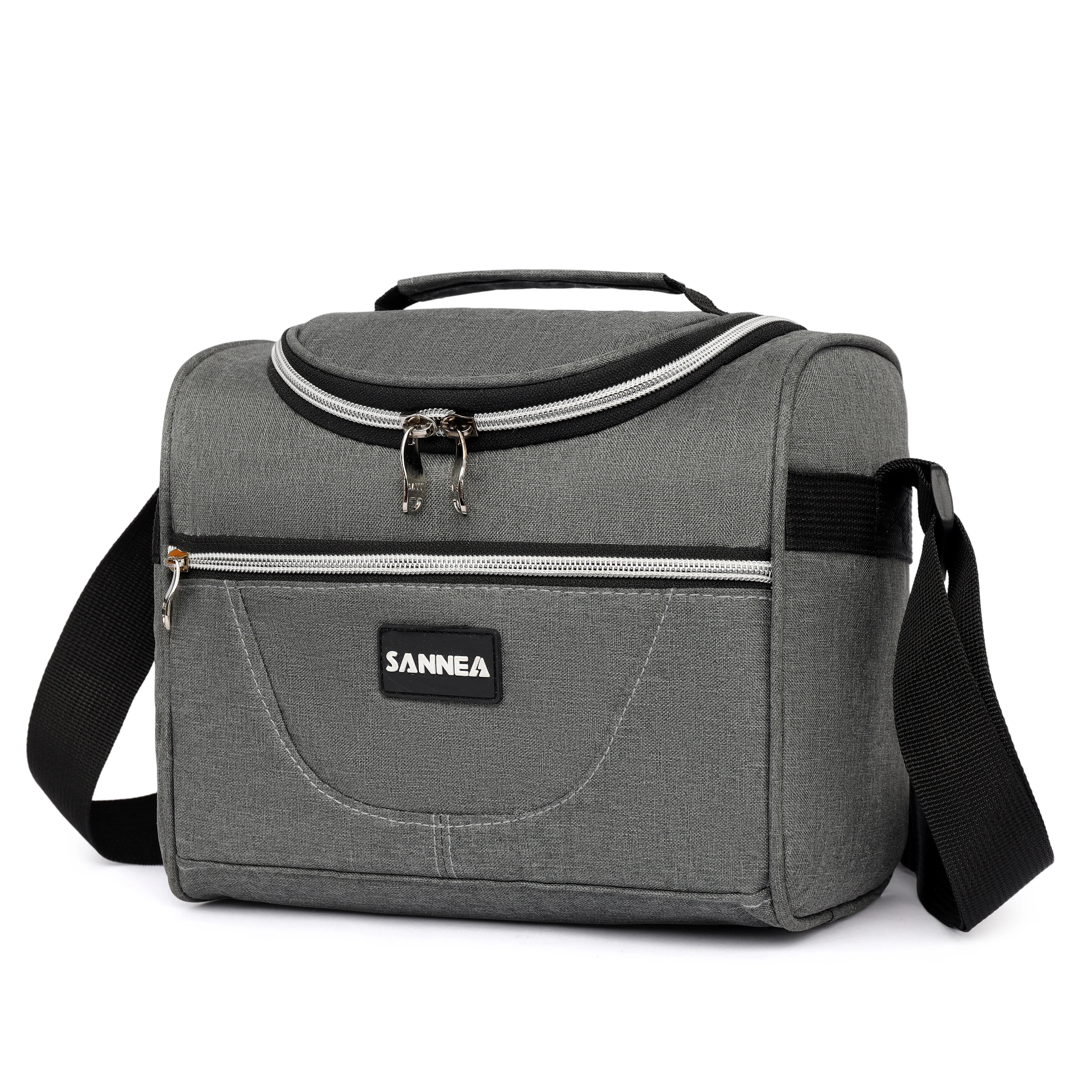 Schöne Lunchtasche mit bedrucktem Muster, Picknicktasche, Isoliertasche, Frischhaltetasche, Eisbeutel – Detail 16