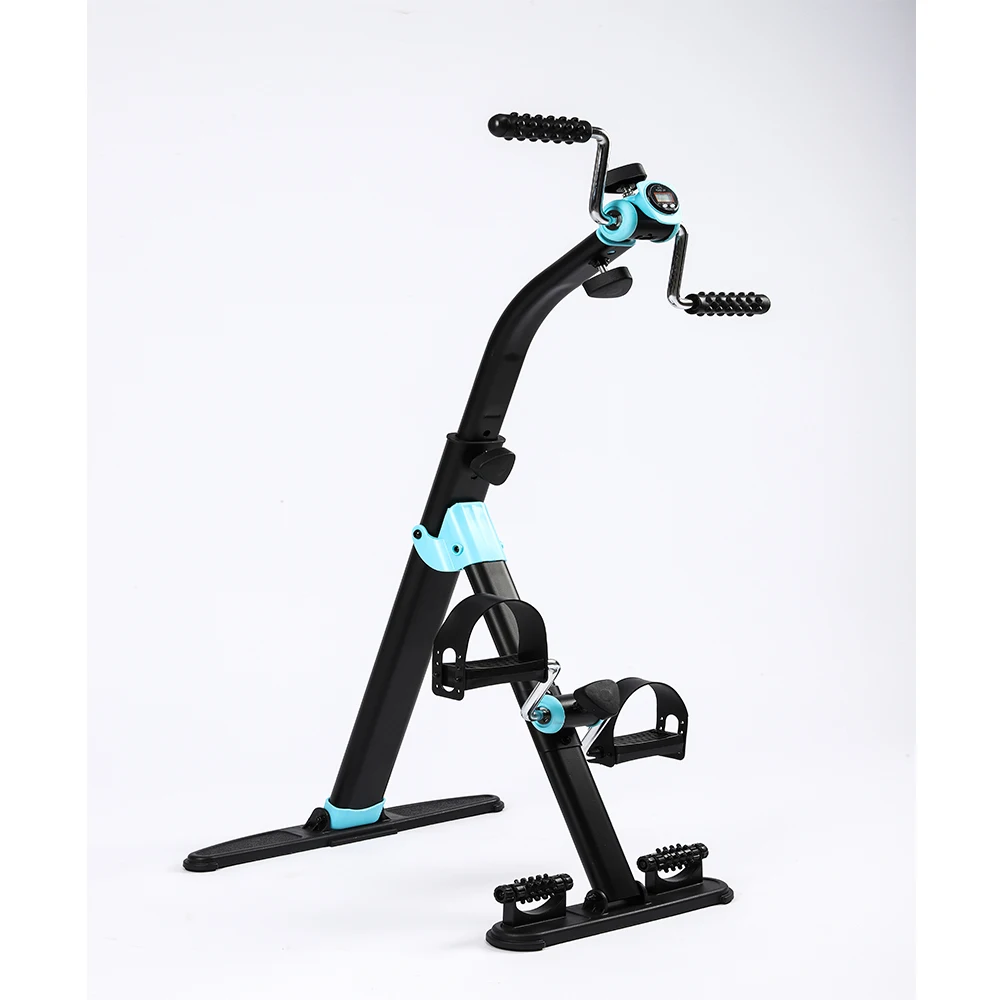 

Premium Folding Adjustable Pedal Exercise Bike With Handle Desk Exercise Double Bike 2025