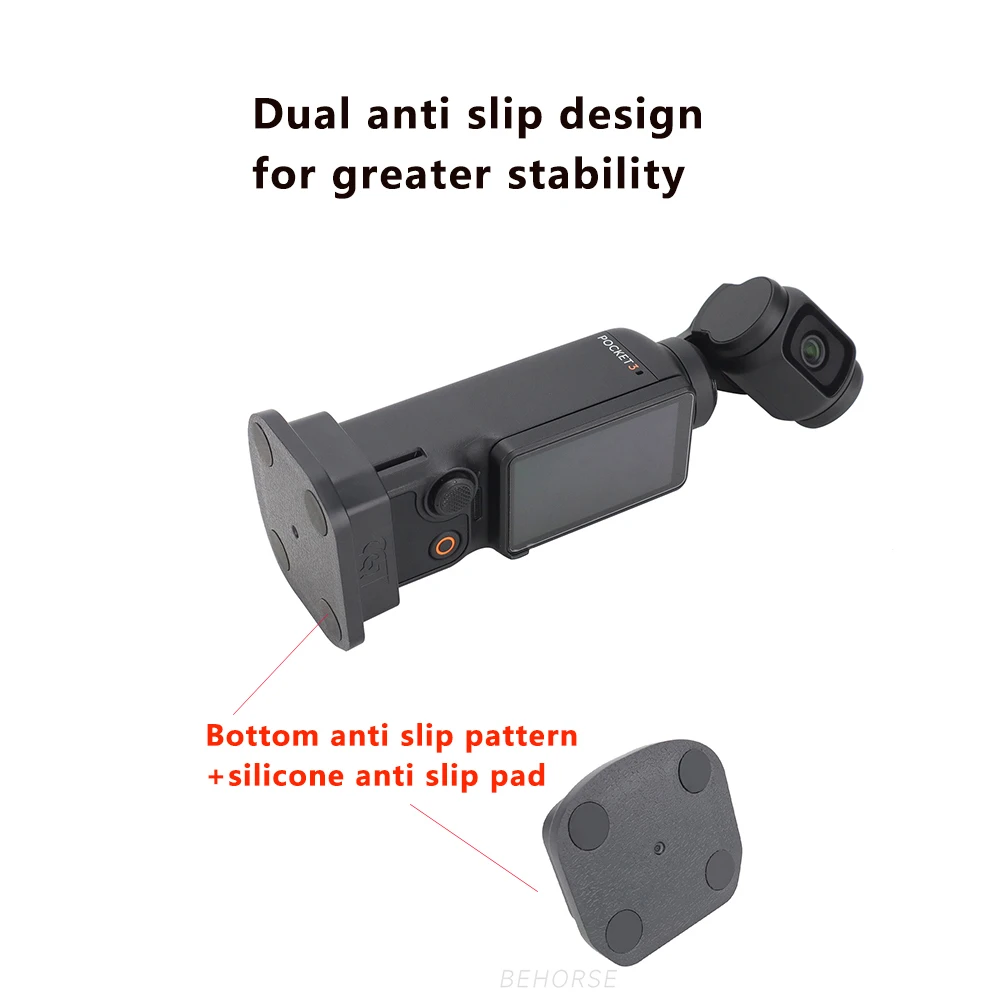デスクトップスタンド,dji Osmo Pocket 3用ベース,ポータブルジンバルアダプター,固定マウント,カメラアクセサリー