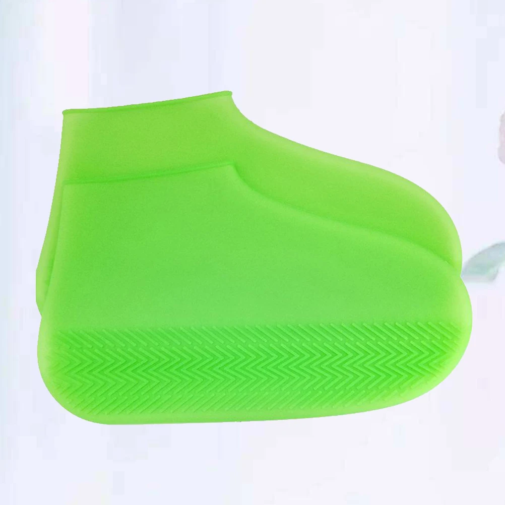 Capa de sapatos de silicone impermeável antiderrapante cobre protetor de bota de dia chuvoso anti skid overshoes durável elástico atividades ao ar livre