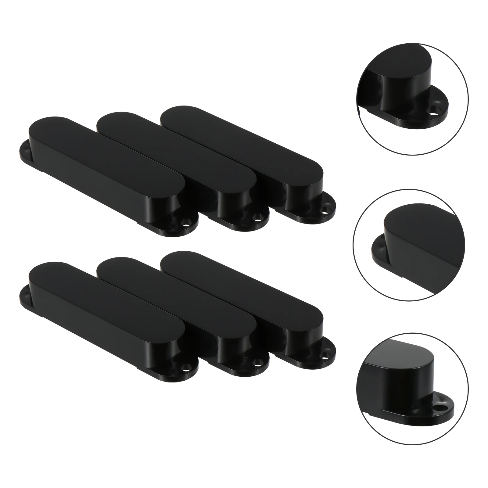 

6 Pcs Pickup Shell Electric Guitar Case Outer Covers Bass Replacement Set Accessories Plastic for