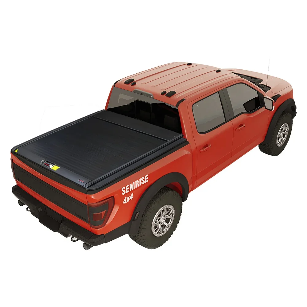 

Retractable Aluminum Manual Combination Lock Pickup Truck Tail Box Roller Shutter Car Tonneau Cover for nissan navara f150