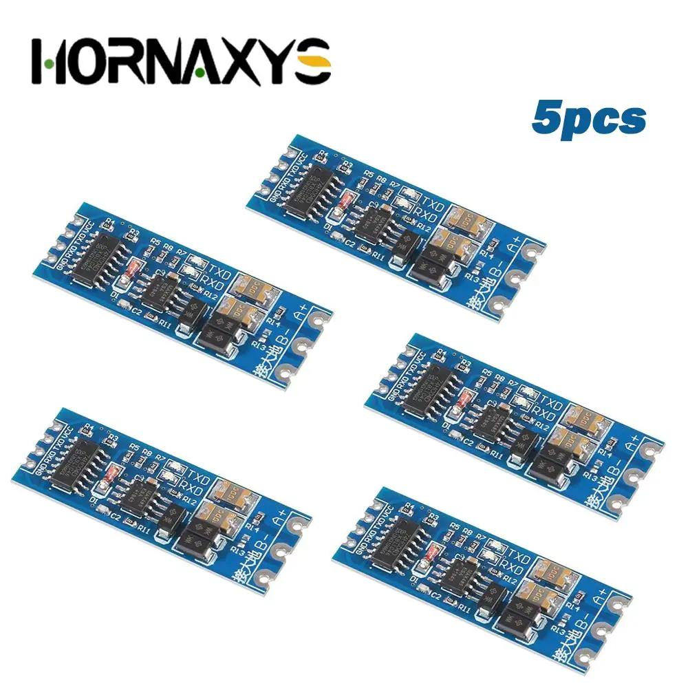 5/10PCS TTL Turn To RS485 Module Hardware Automatic Flow Control Module Serial UART Level Mutual Conversion Power Supply 3.3V 5V