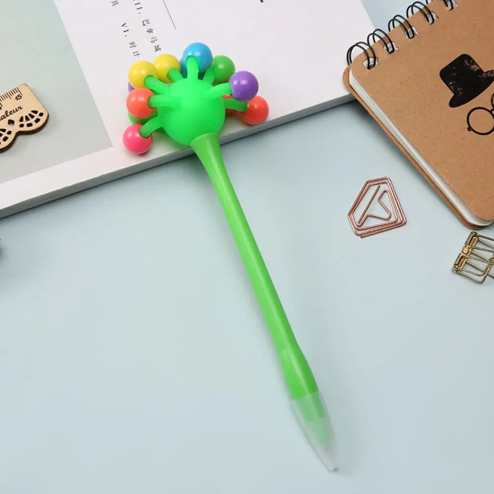 Decompression Small Ball Ballpoint Pen Entertainment Novelty Pen Fidget Pen Fun To Your Writing Pull Signature Pen