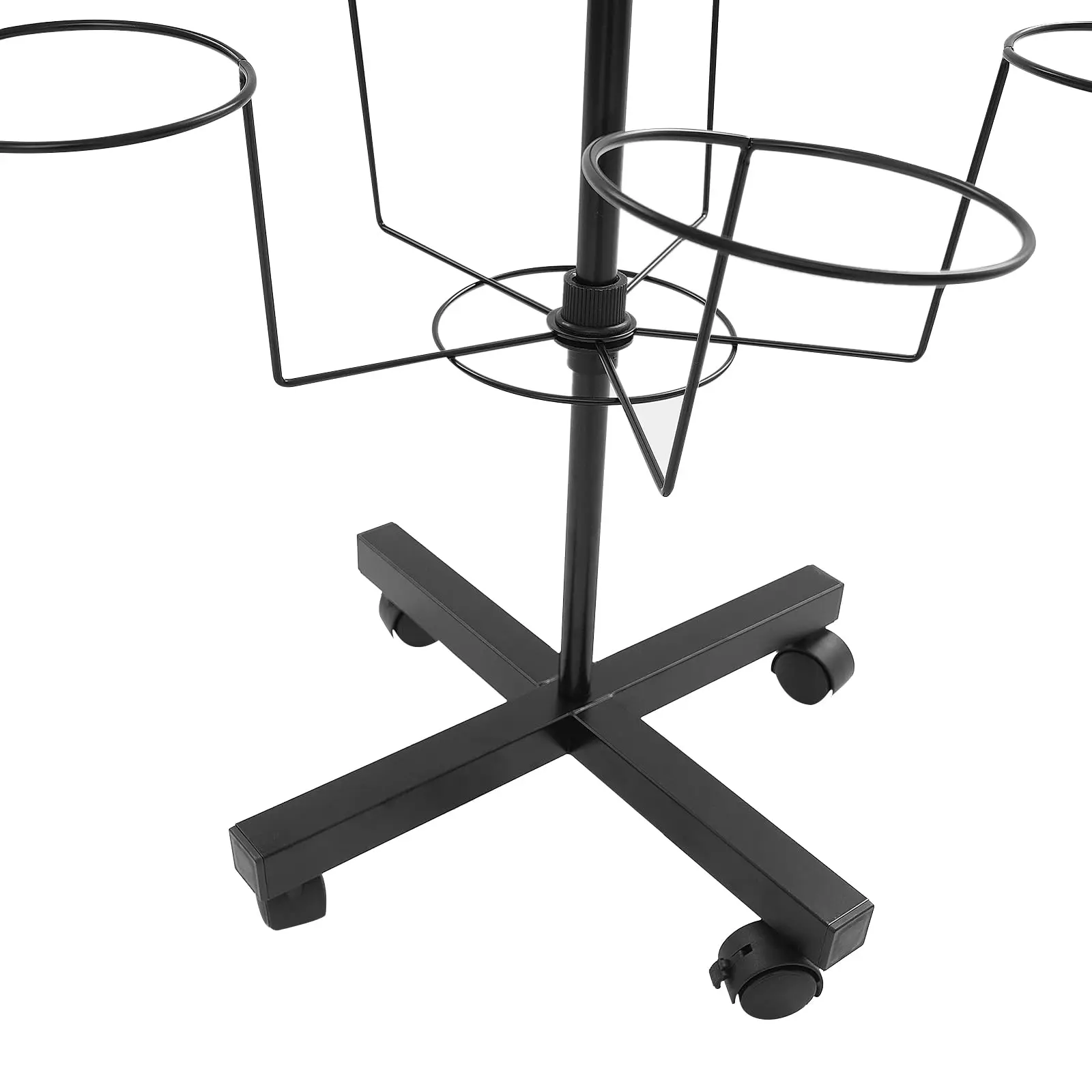 Clothes Rack, Hat Display Rack Stand, Hat Display Holder Stand with 25 Hooks Hat, 5 Tiers Hat Holder Storage Organizer, Floorstan