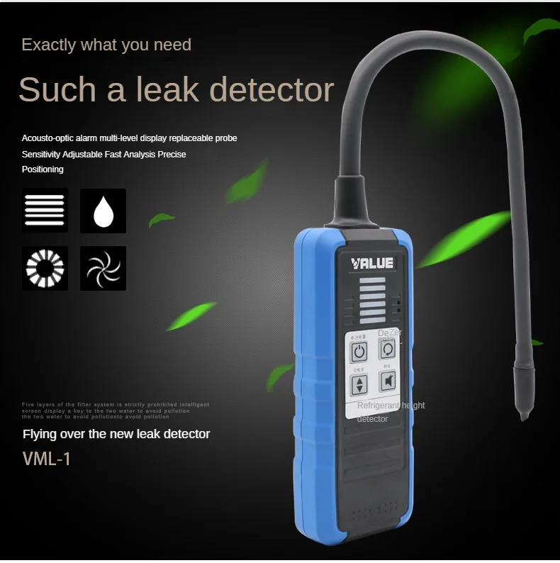 Refrigeration Tools Detector De Gas Coolerant Leak Detector VML-1