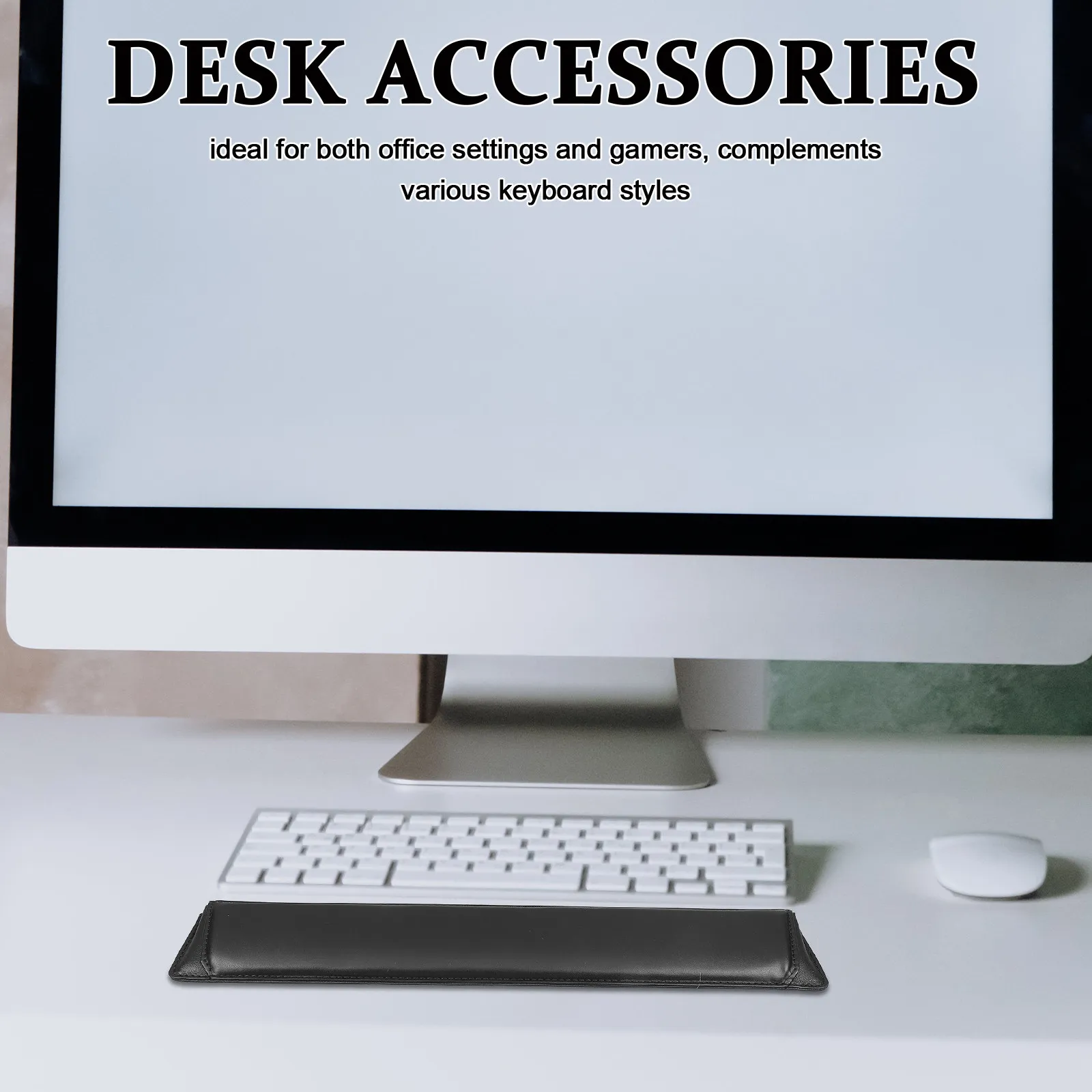 

Ergonomic Keyboard Wrist Rest with Ultra Soft Surface Nonslip Grip for Typing Gaming Workstation Comfort Wrist Support Keyboard