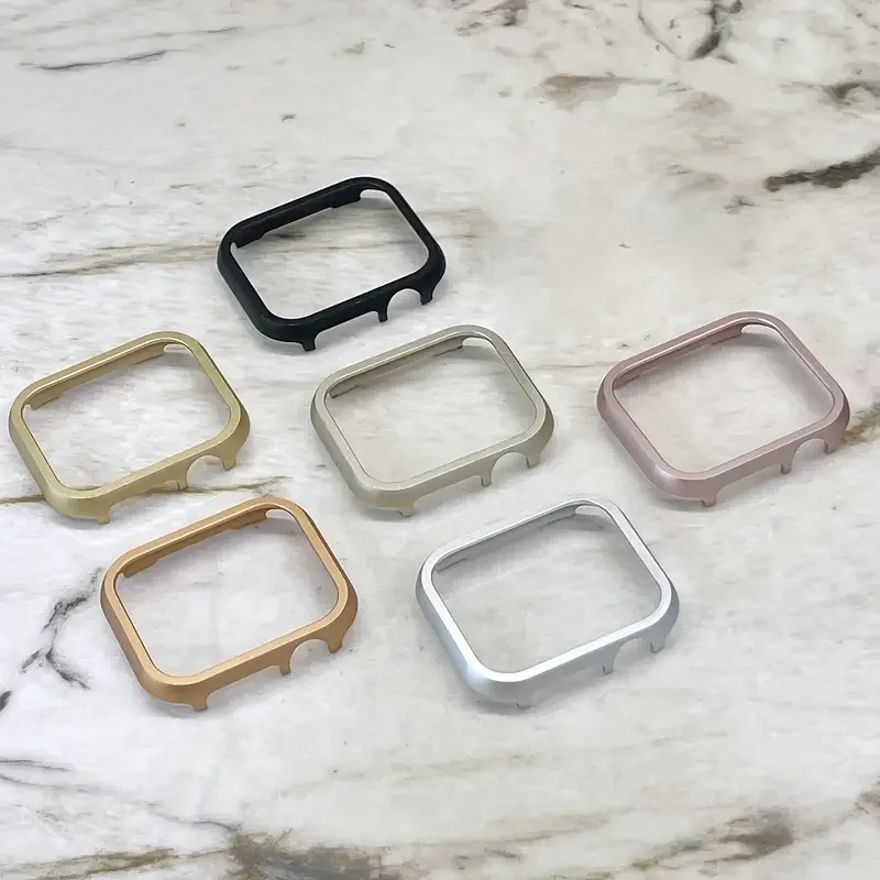 Funda de Metal para Apple Watch Ultra 2 Series 9 8 7 41mm 45mm, carcasa de aleación de aluminio para iWatch 6 5 4 SE 40mm 44mm, cubierta de Marco