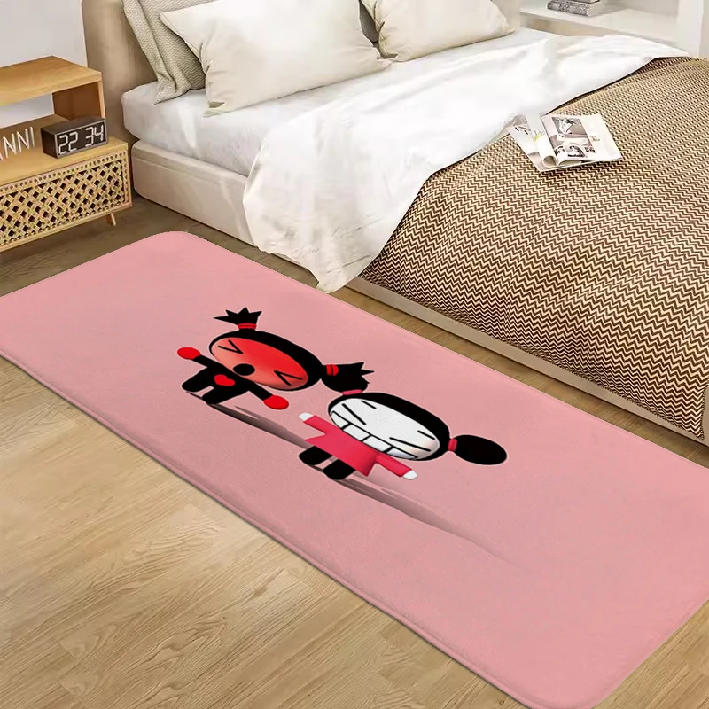 Anime Rug S-Pucca And Garus Entrance Door Doormat Carpets for Living Room Floor Bathroom Carpet Veranda Floor Mat Custom Rug