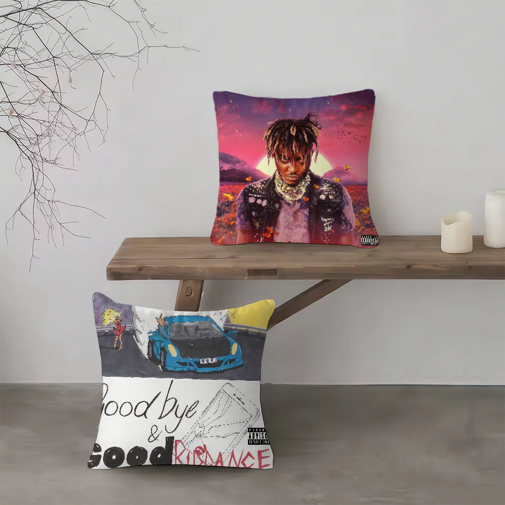 Rapper cushion cover Fashionable WRLD Style pillowcase Comfortable sofa Bedroom J-Juice Personalized Decoration