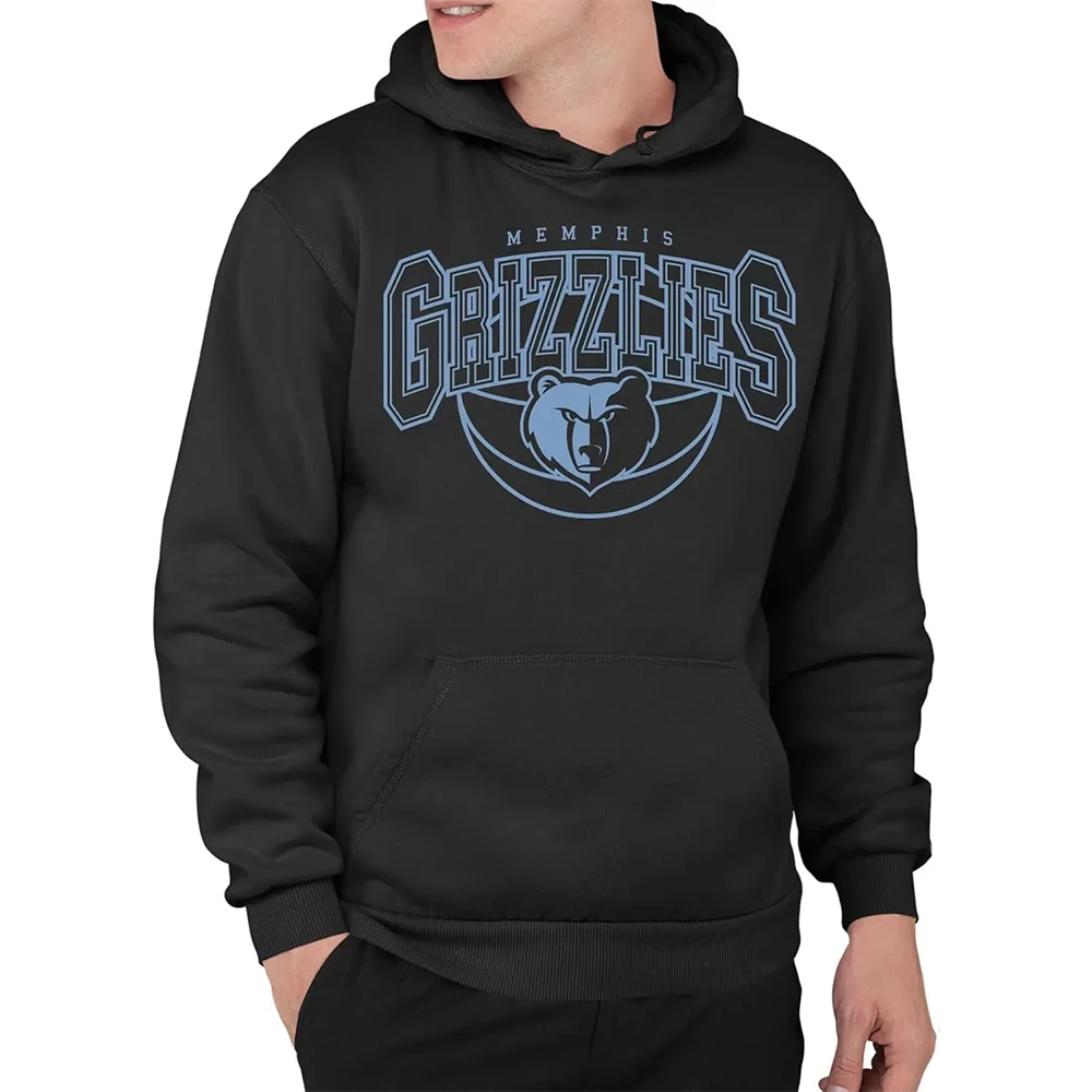 3D-gedruckter Grizzly Morant Junk Food Herren Standard Offiziell autorisierter NBA-Erwachsenenpullover mit Kapuze aus Wolle für Damen