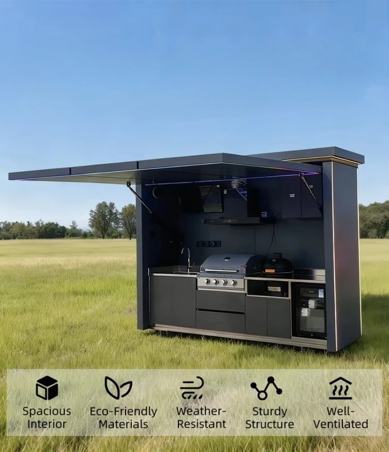 Customized Outdoor Kitchen Pergola with Grill Complete Set Outdoor Kitchen Grill Outdoor Kitchen Stainless Steel