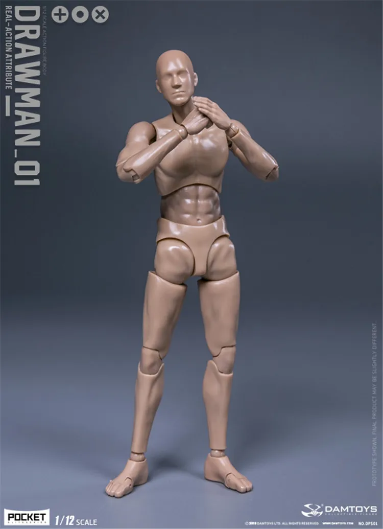 1/12 Scale  Male Figure Testman Crash Test Dummy DPS01 DPS02 G001 TC00 AM116 6