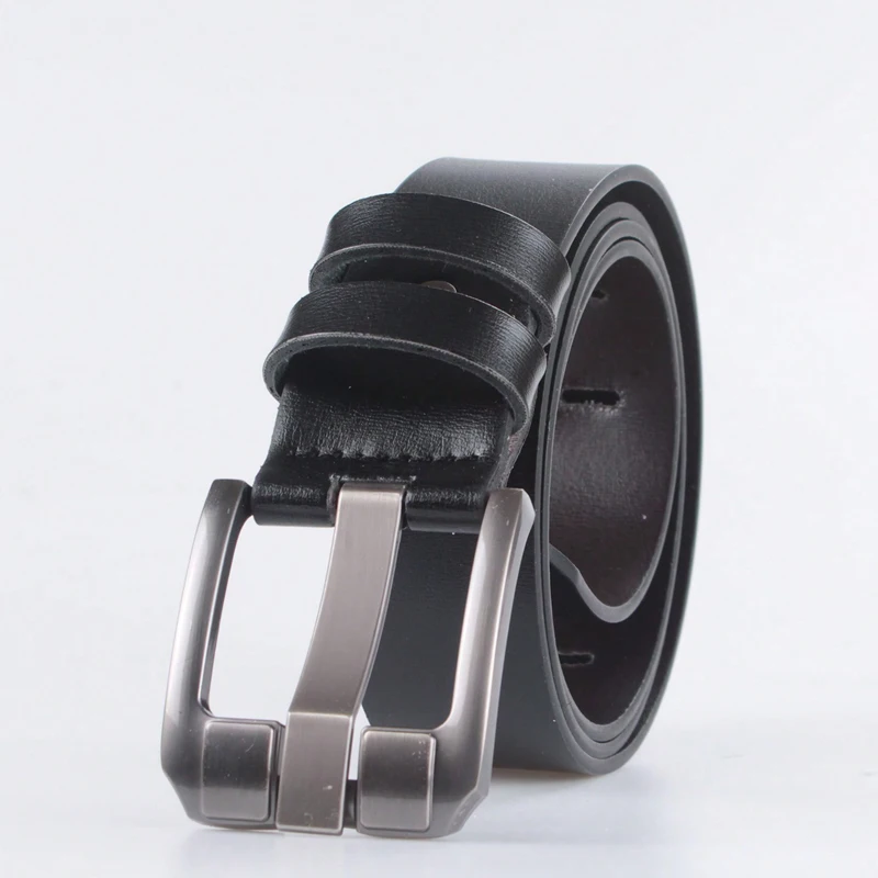 حزام بإبزيم دبوس للرجال ، موضة عتيقة ، فاخر ، جينز