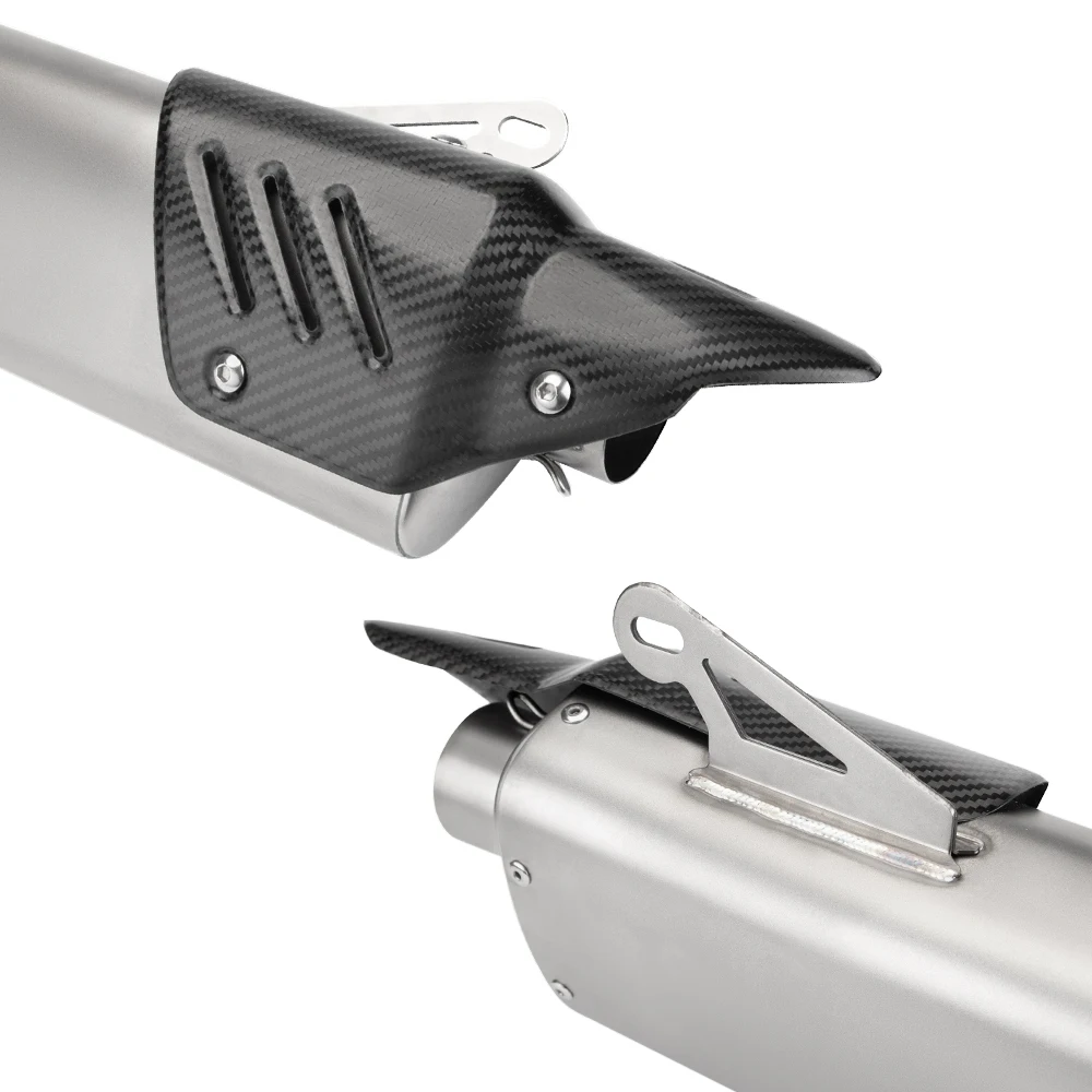 Modificado Motorcycle Exhaust Silenciador Tubo, Scooter para Nmax Xmax, PCX, R1, R3, R7, R6, zx25r, zx6r, cbr250r, cbr500r image 3