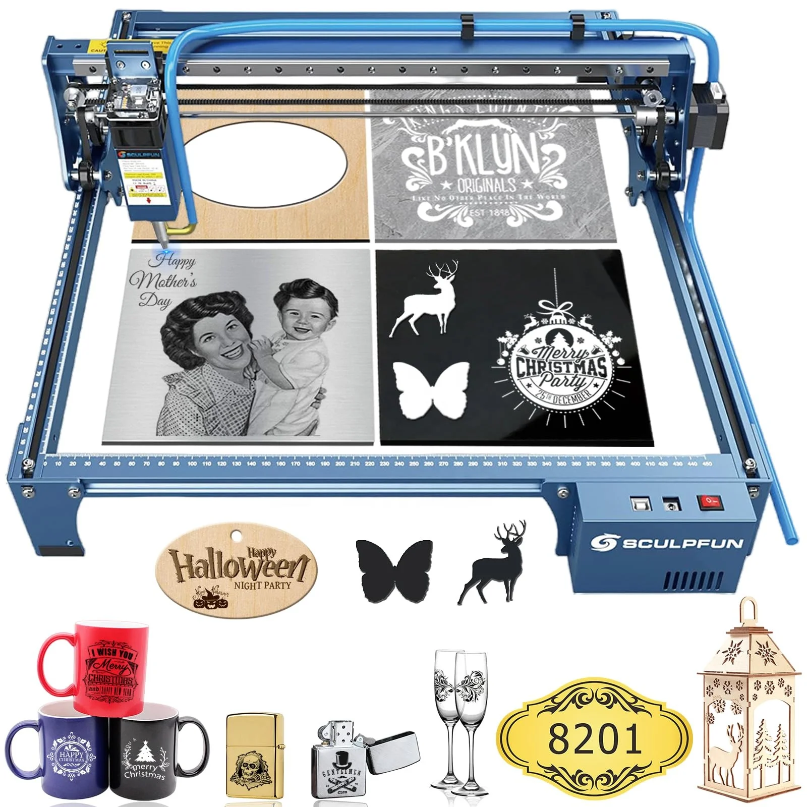 

S10 Top Manufacturer 10w Diode DIY Laser Engraving Machine Wood Mini Metal Laser Engraving Machine