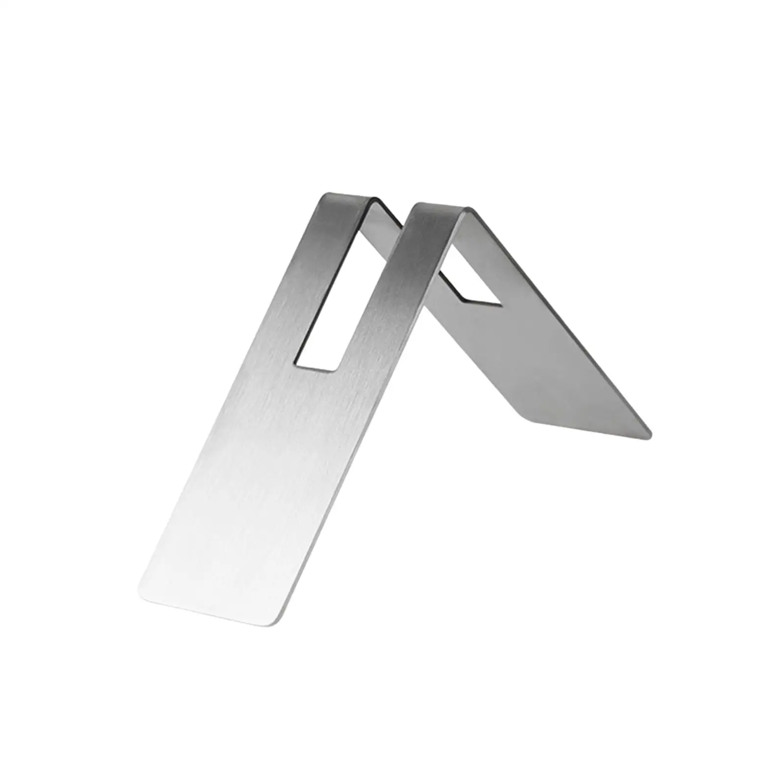 Soporte de papel para filtro de café, cono decorativo de acero inoxidable cepillado para mostrador