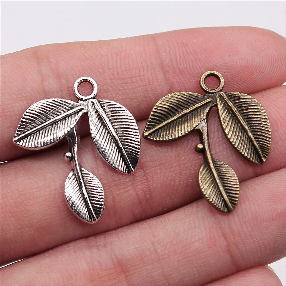 

Classic Vintage Leaves Charms Pendant Tree Leaf Findings Earrings Jewelry Making Accessories Bulk Wholesale For