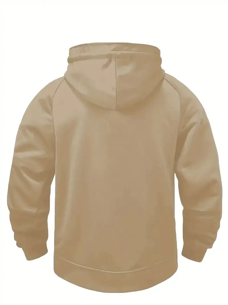 Herren Freizeit-Sport-Hoodie Neuer Stil Outdoor Dick Modisch Locker Langärmeliger Pullover mit Mehreren Taschen – Detail 8