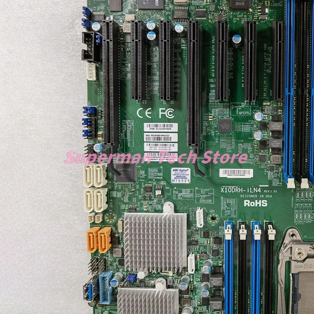 X10DRH-ILN4 Server Mainboard X99 Dual 2011 Pin Supports E5-2600 V3/V4