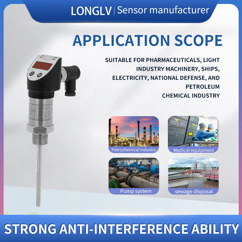 Longlv WZ-103 датчик температуры, высокоточный цифровой датчик температуры, переключатель, цифровая таблица датчиков температуры