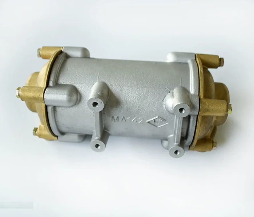 Ready Stock Universal135A Aluminum Cooling Tube Hydraulic Marine Oil Cooler for Boat Transmission Engine Heat Exchanger Gea-rbox