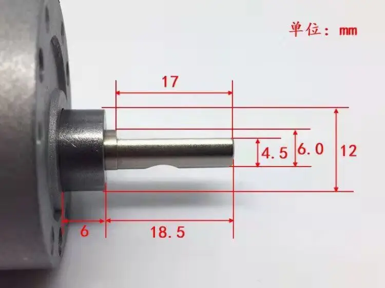 520 novo motor alinhado de jinli ultra-baixa velocidade 12 volts 6 voltas mudo alto torque de alta qualidade