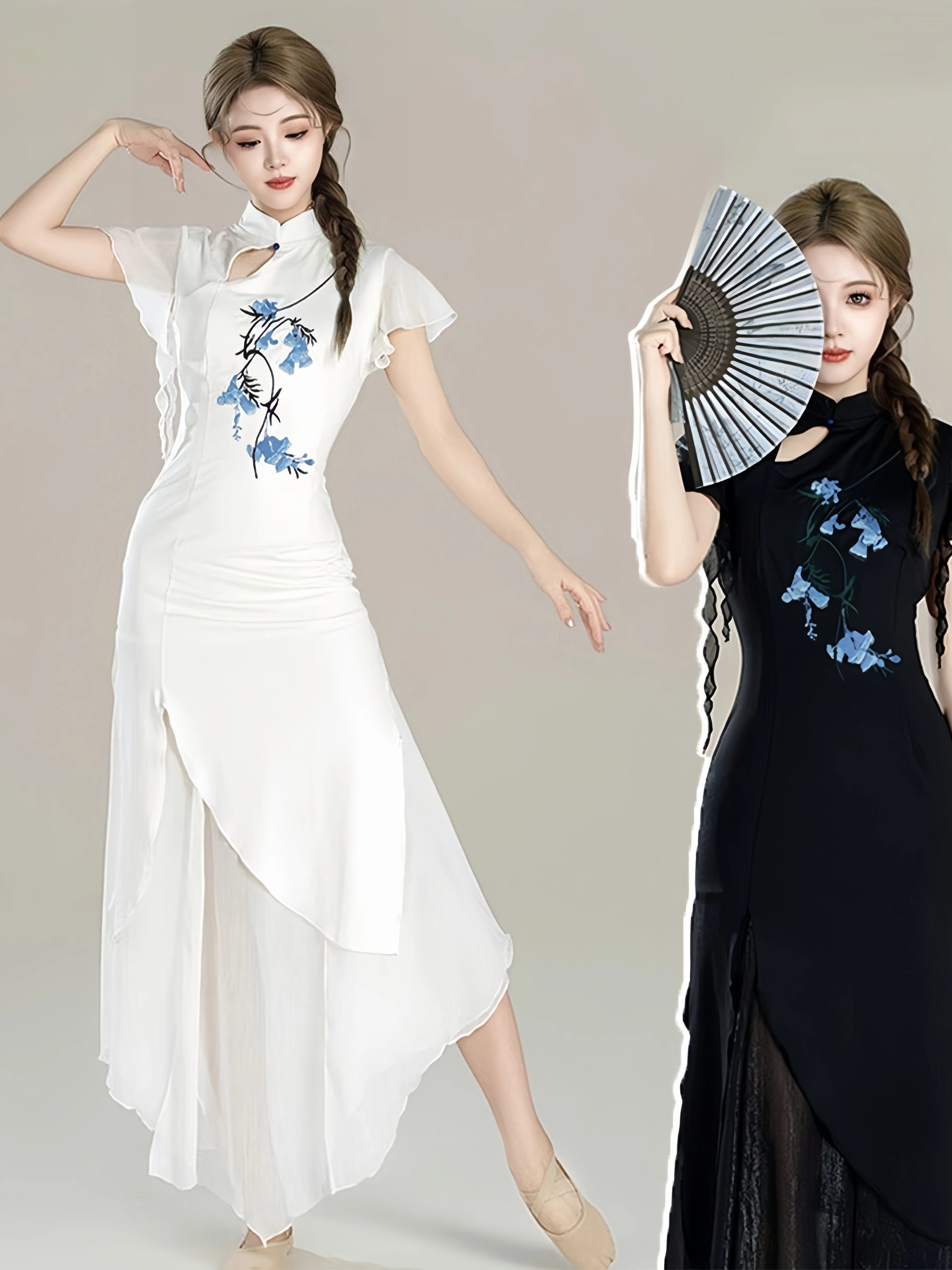 elegant-embroidered-slimming-dance-dress-women's-classical-dance-performance-costume-set-breathable-hand-wash-low-e