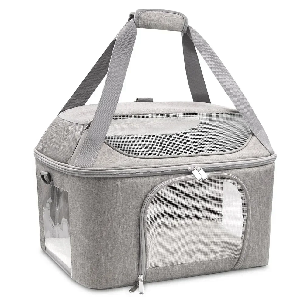 Travel Airline Approved Transport Bag For Small Dogs And Cats For Dog Backpack Breathable Pet Portable Foldable Carrier Bag