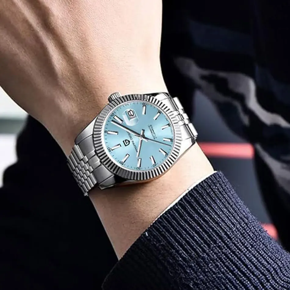 PAGANI DESIGN часы для мужчин 42 мм механические часы из нержавеющей стали 100 м водонепроницаемые мужские часы лучший бренд мужские автоматические наручные часы