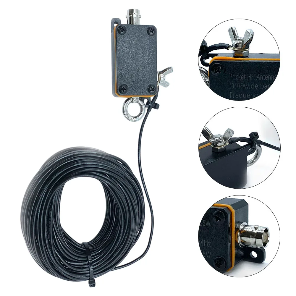 Portable 130MHz HF for antenna with Grounding Optimization Excellent Signal Transmission for Amateur Radio Communication