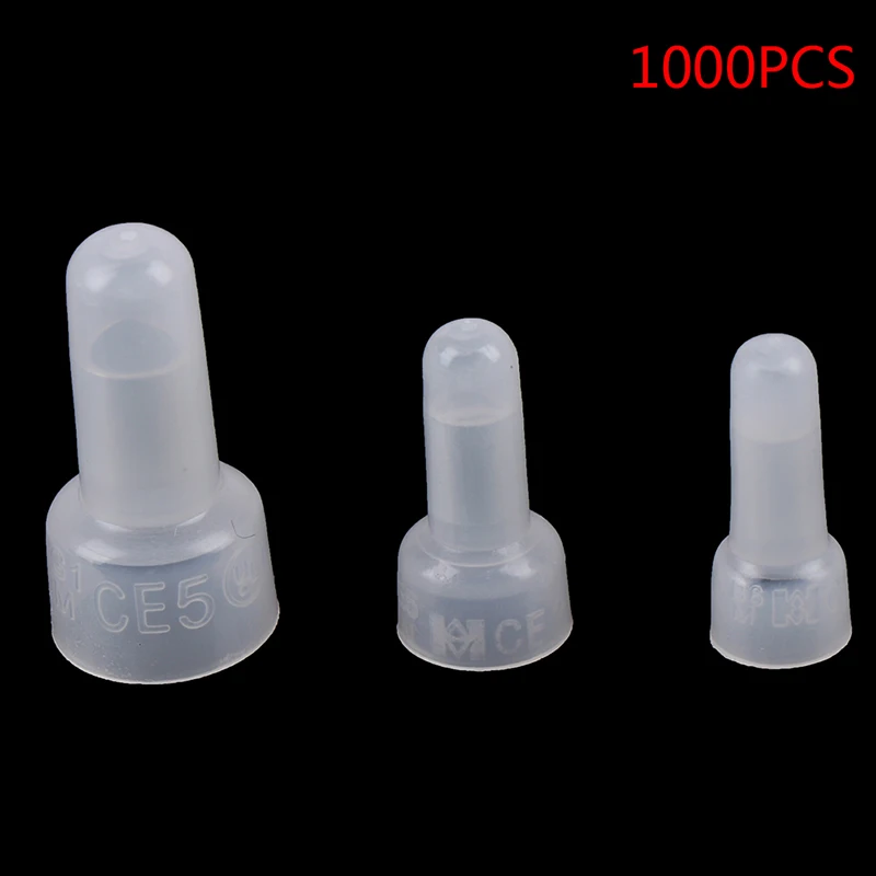 جديد 1000 قطعة CE1X CE2X CE5Xمغلق نهاية موصلات الأسلاك تجعيد محطات غطاء الكهربائية