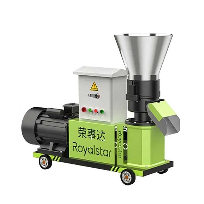

4KW Commercial Pellet Press Animal Feed Food Pellet Making Farming Machine Pellet Production Machine Mill Feed Granulator