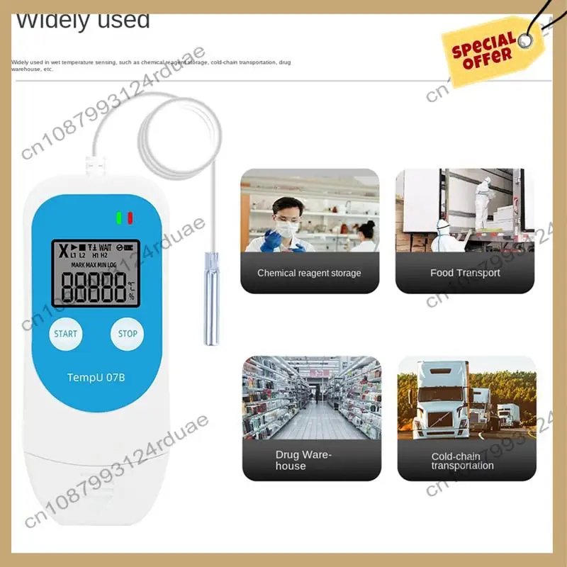 

A75T Tempu 07B Temperature/Humidity Recorder Digital USB Data Logger Thermometer Hygrometer For Refrigerator Storage