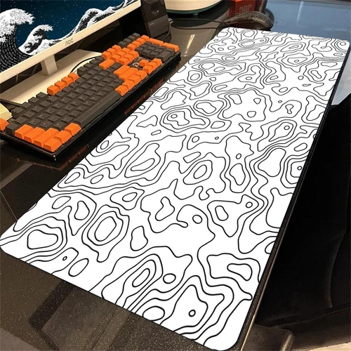 Imagen 2 del producto Accesorios de escritorio XXL, alfombrilla de ratón topográfica, alfombrilla de ratón líquida Strata, accesorios de oficina, alfombrilla de escritorio para jugadores, mesa de configuración para juegos XL