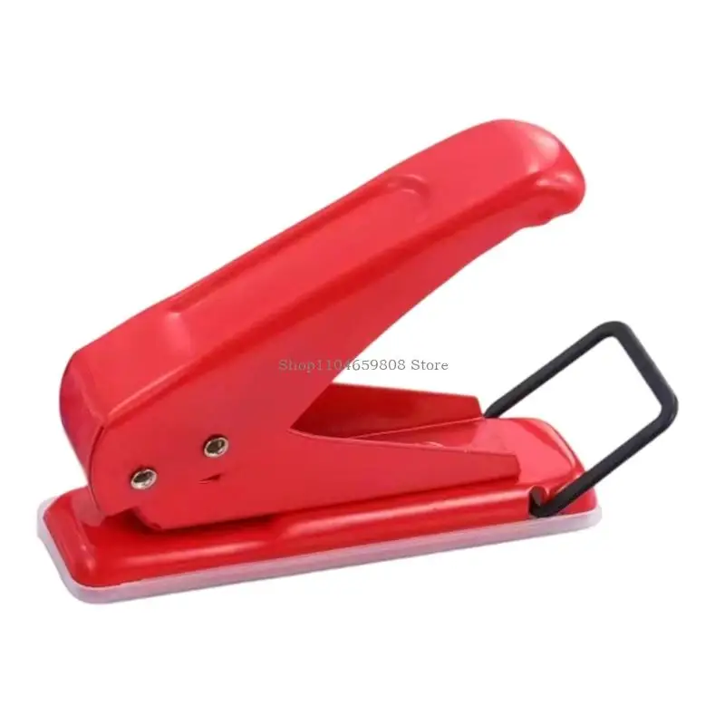 Single Hole Puncher 1/4Inch Ergonomic Metal Paper Punchers For Art Craft Project