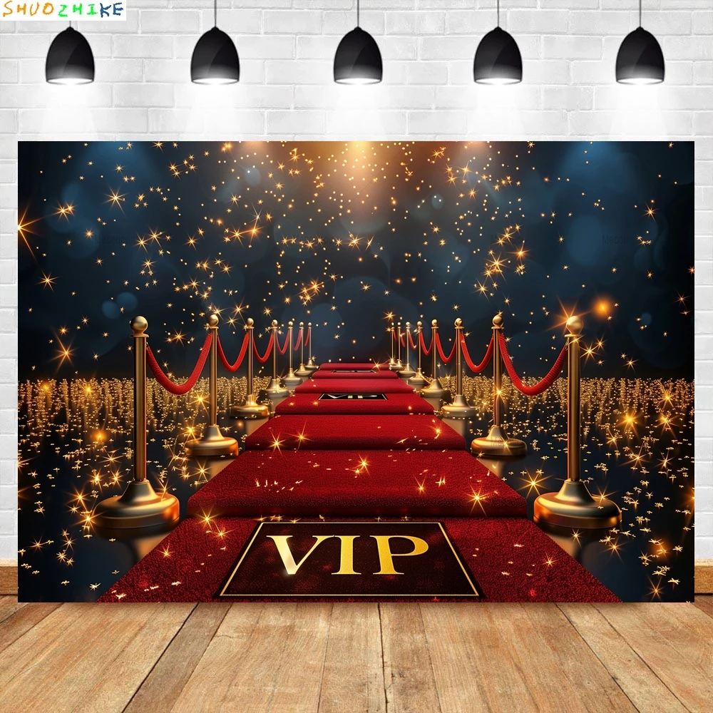 Latar Belakang Fotografi Film Pria Emas Panggung Festival Karpet Merah Latar Belakang Studio Foto Tirai Hitam Muda Emas RD-01