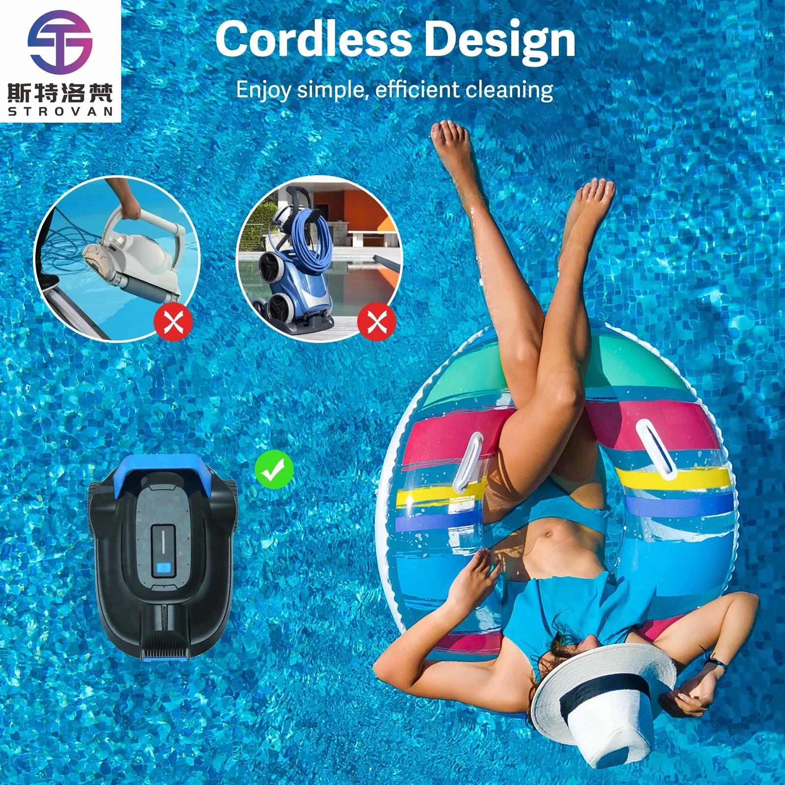 

STLF Advanced Intelligence Интеллектуальный беспроводной робот с всасыванием грязи для оборудования автоматической чистки бассейна