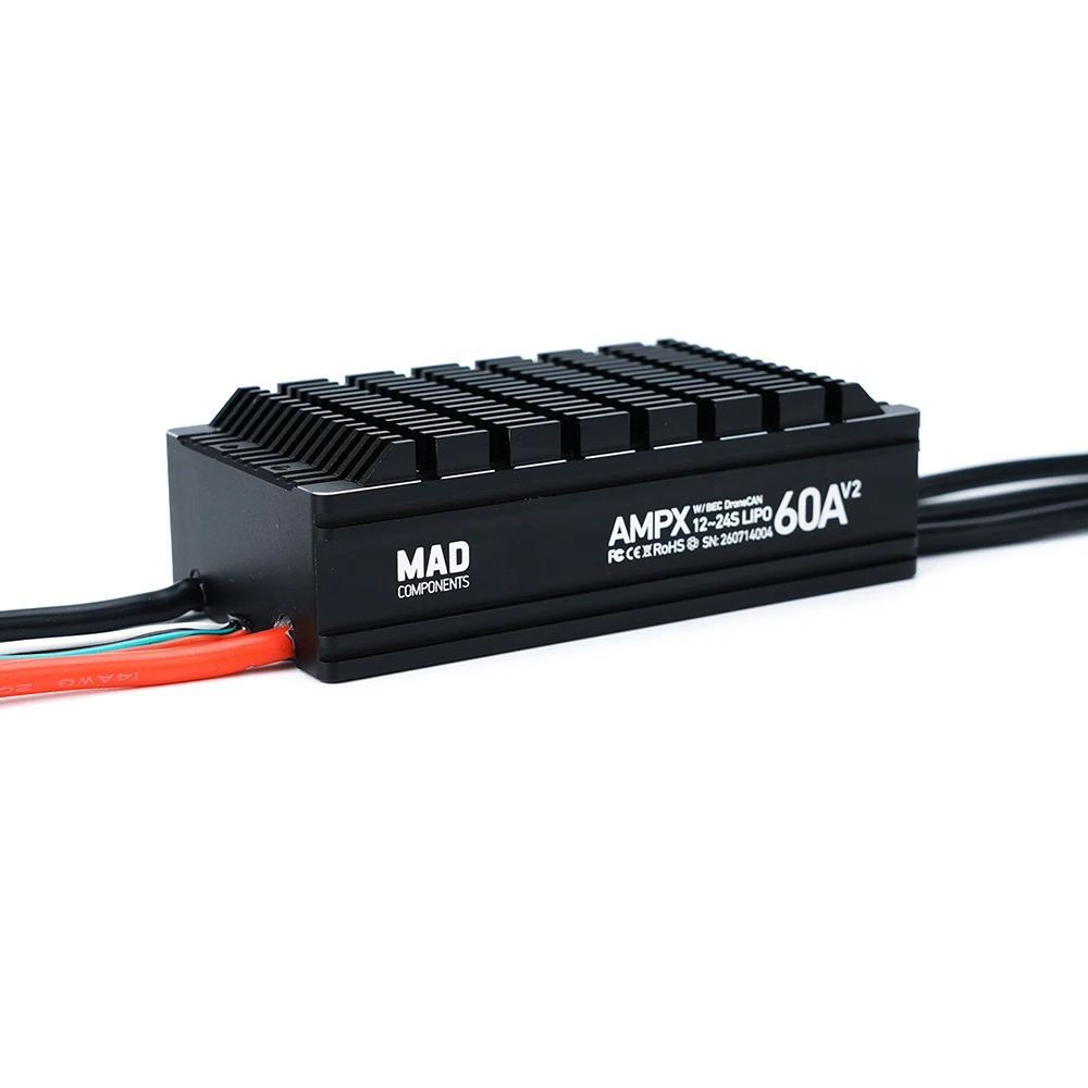 AMPX 60A (12-24S) HV ESC для БЛА (бесщеточный регулятор скорости)