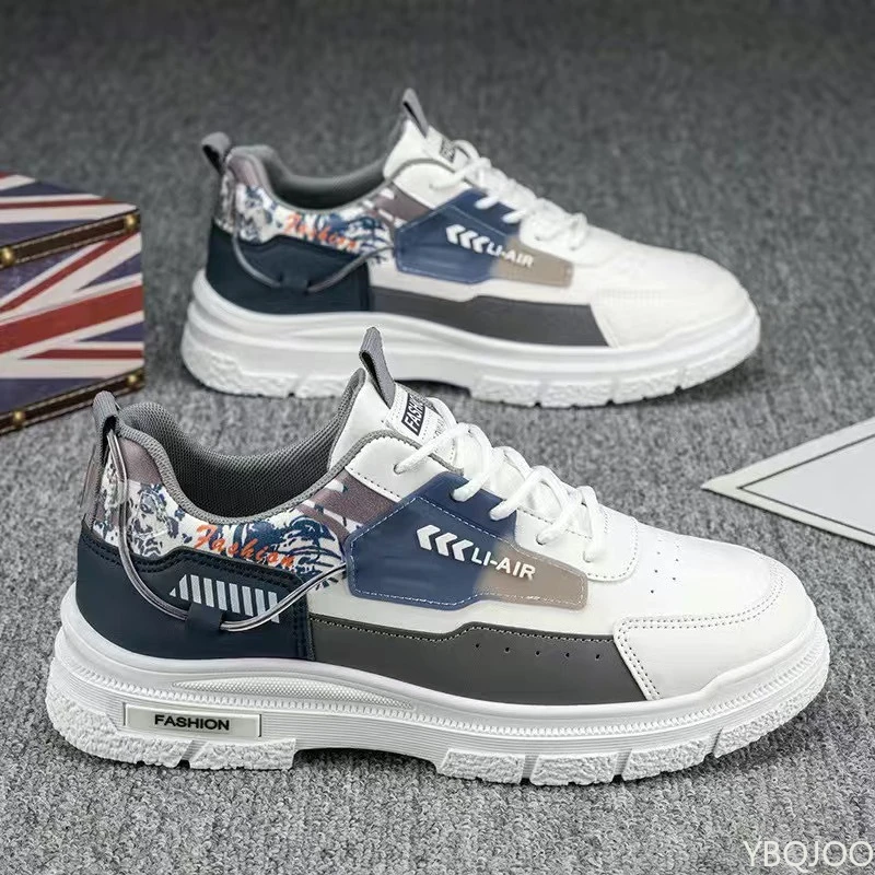 Printemps automne nouveau coupe basse décontracté confortable chaussures pour hommes à la mode polyvalent baskets Simple hauteur augmentant conseil chaussures