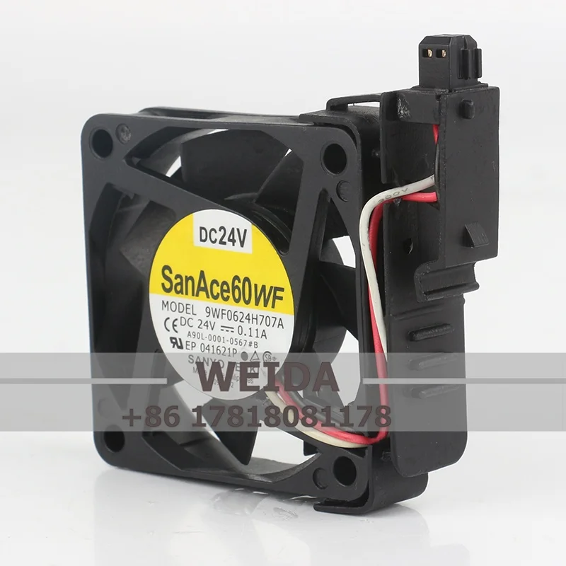 

Original Sanyo A90L-0001-0567#B DC24V 0.11A 9WF0624H707A/9WF0624H706A Fanak CNC machine tool cooling fan