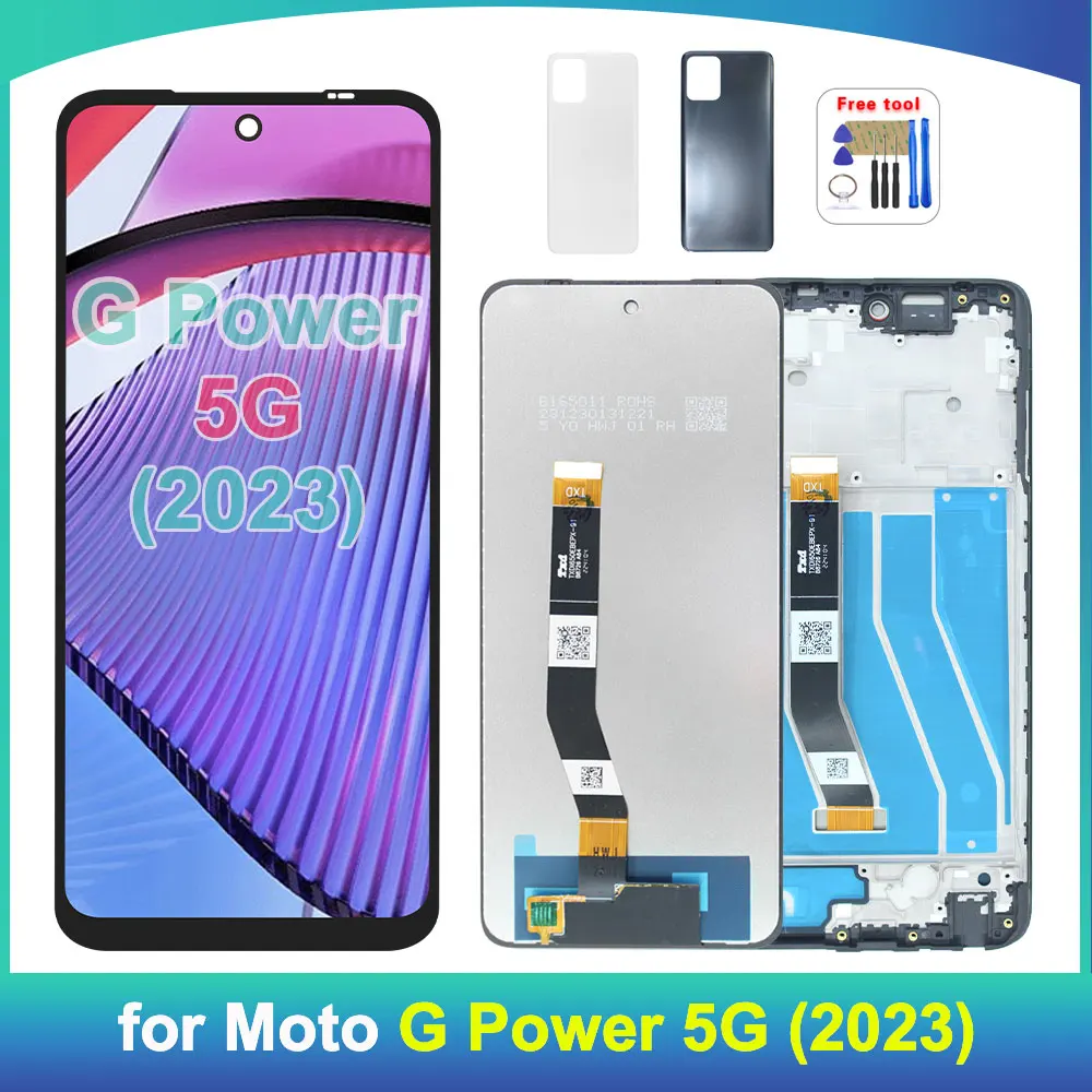 Motorola Moto G Power 5G 2023 XT2311 LCD Display Touch Screen Sensor Digitizer Assembly for Motorola G Power 5G 2023 Replacement
