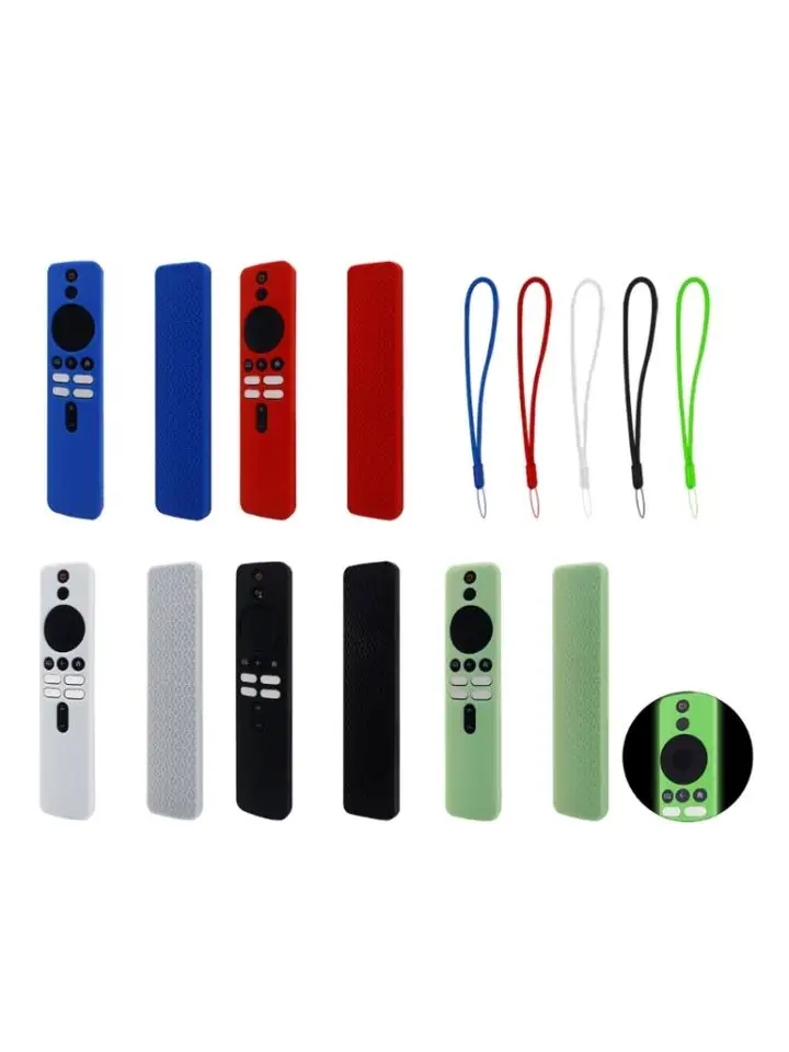 Funda protectora para control remoto J78A compatible con Xiaomi Box S (3.ª gen.) con recortes precisos y textura suave 5